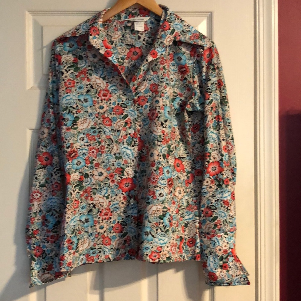 alice stuart button down blouse - Picture 4 of 8